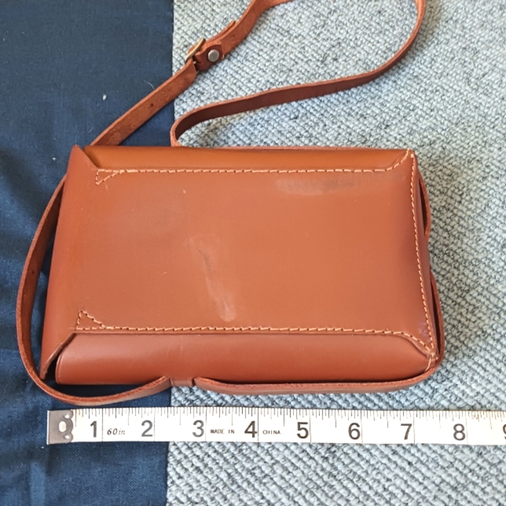 Vintage Kodak Brown Genuine Leather Camera Bag - Picture 8 of 11